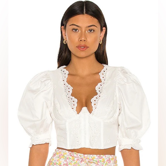 Serena eyelet top from for love and lemons - Picture 3 of 3